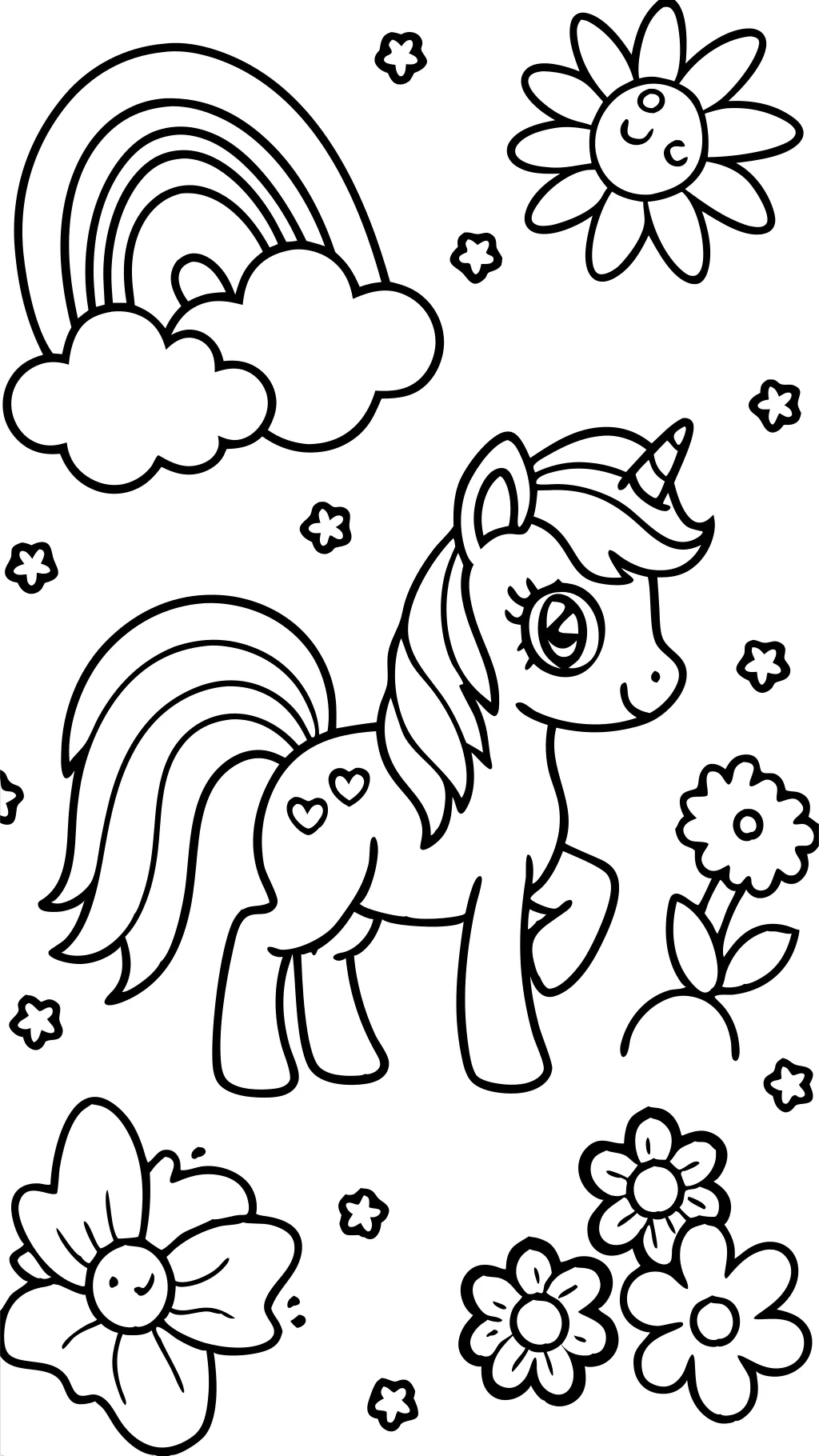 mignon mon petit poney coloriage